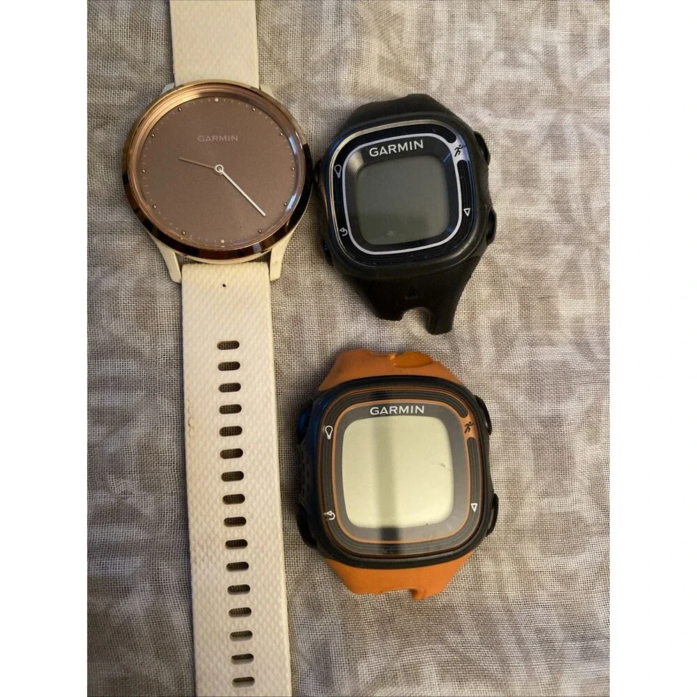 10 Garmin and Timex Ironman Smartwatches Lot